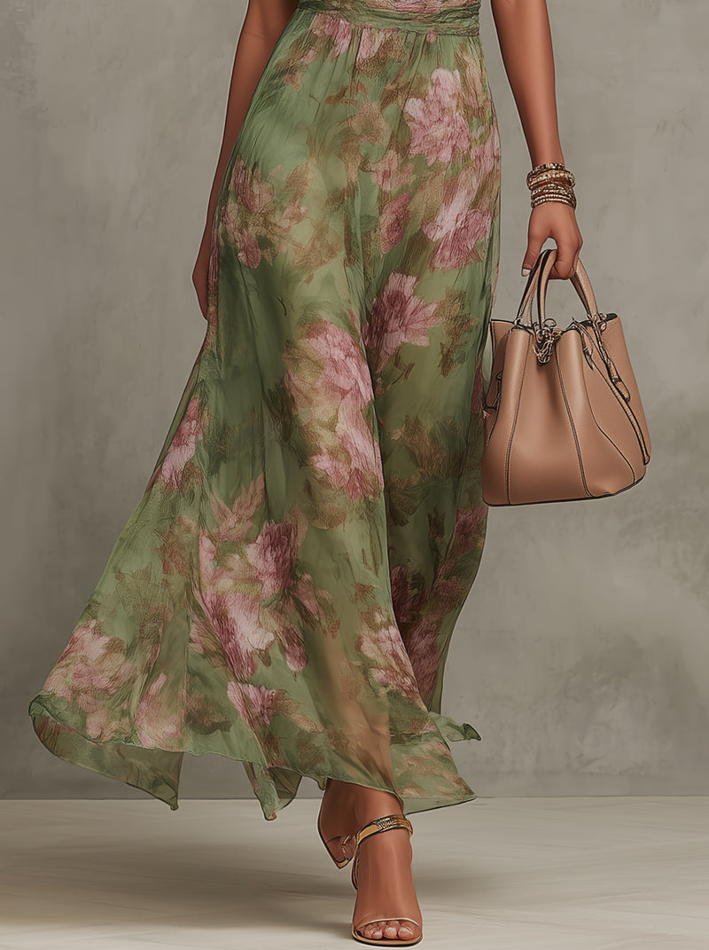 kelly- Elegante vestido con estampado floral