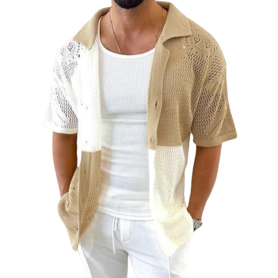 Camisa de Punto Malla Cascade