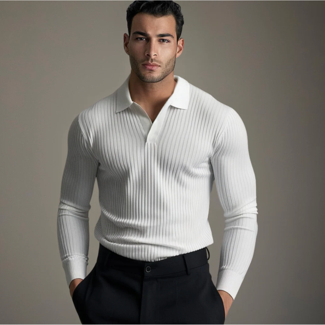 Camisa de Cuello Abierto