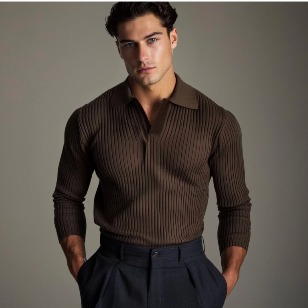 Camisa de Cuello Abierto